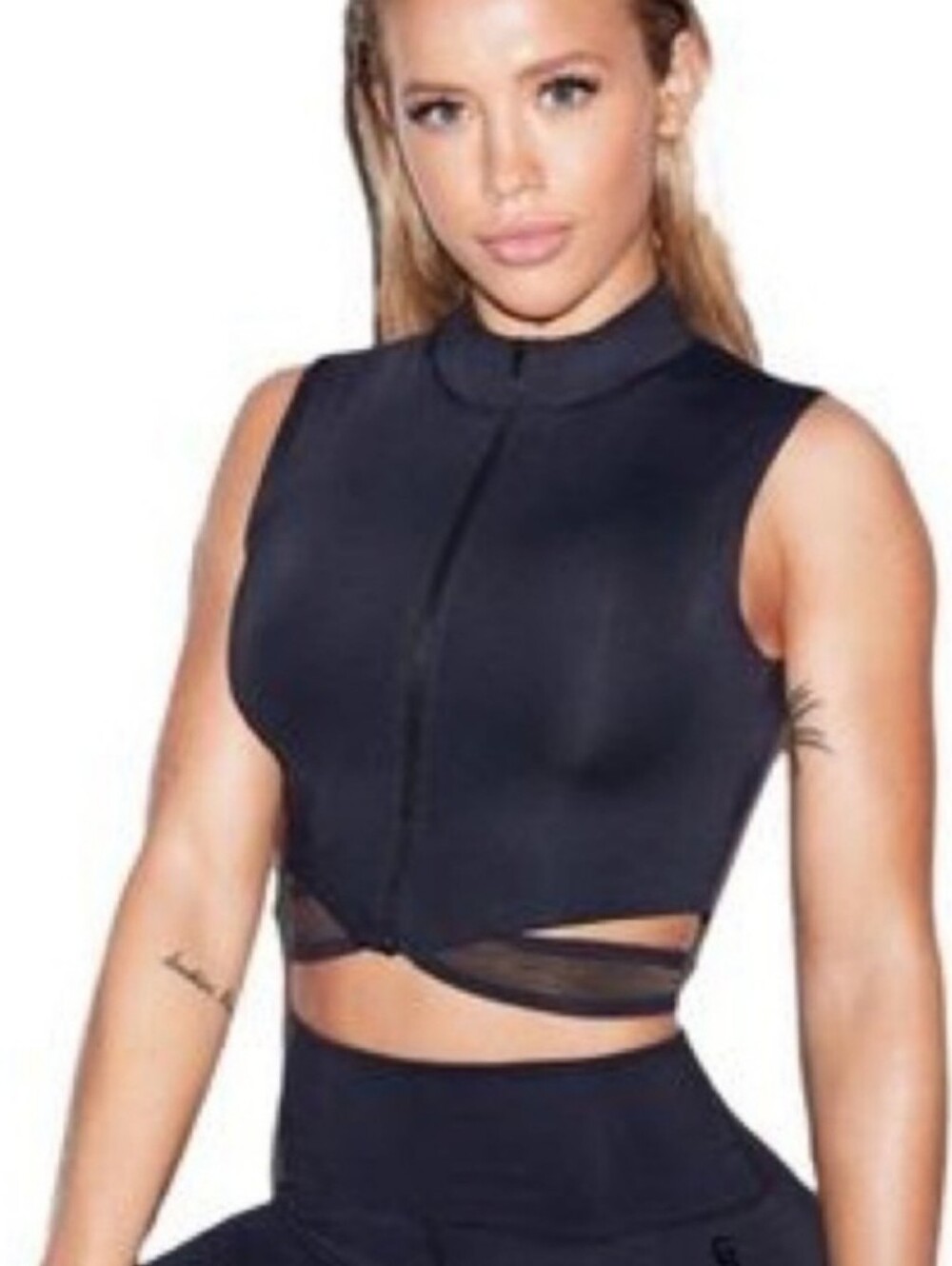 Good American Athletic Crop Top Size 5 NWT